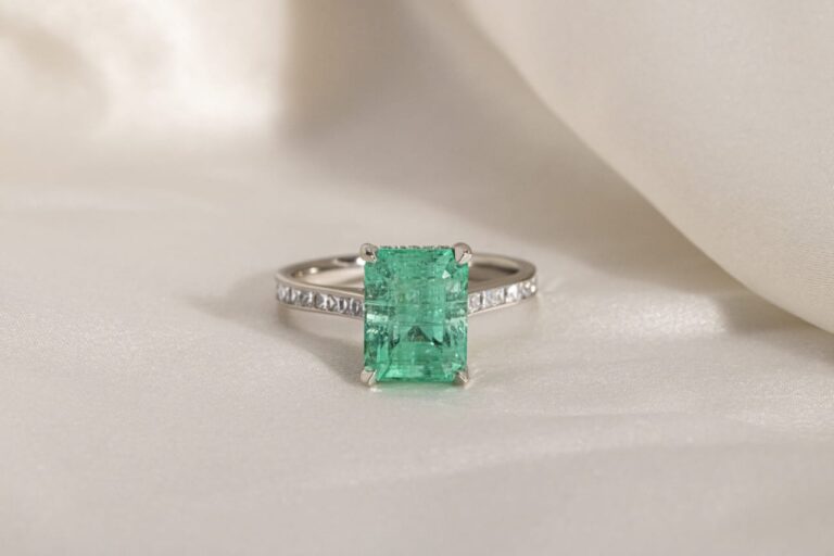 Light Green Engagement Ring: A Fresh and Unique Choice for Your Special Day